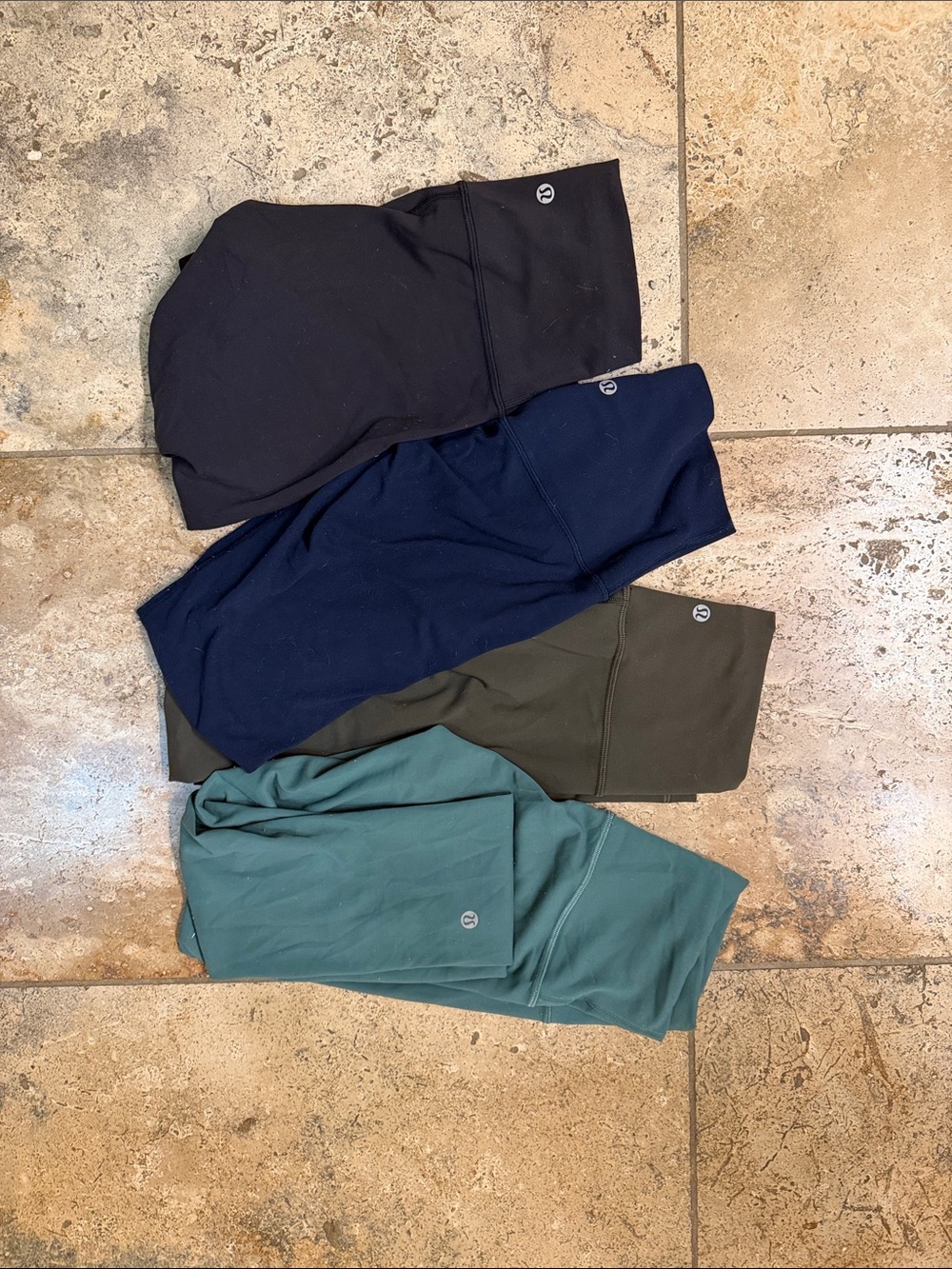 lululemon athletica Kids Leggings Bundle - Black, Navy, Olive, Teal